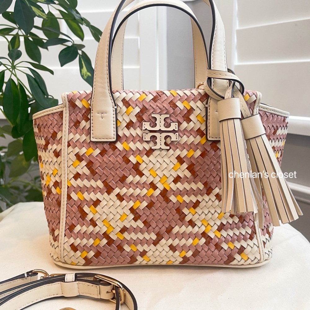 🌸Tory Burch Thea Mini Woven Slouchy
